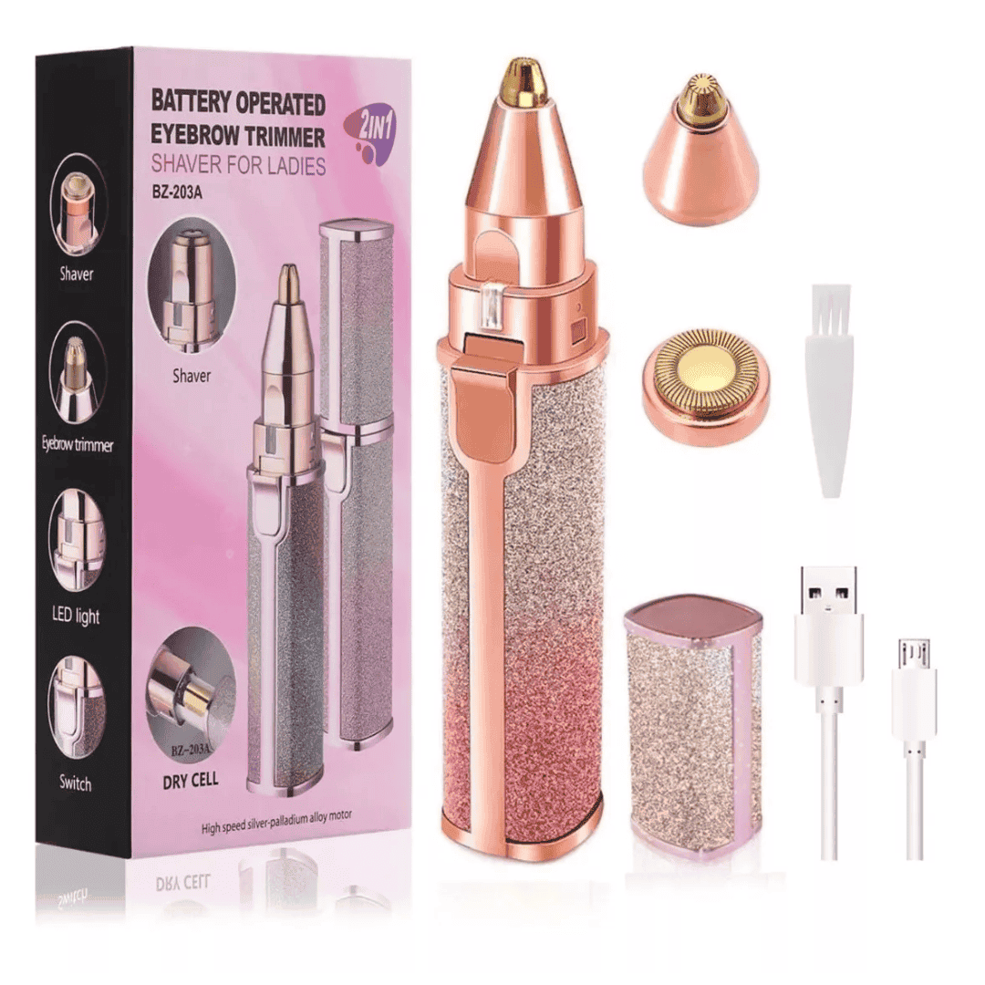 DEPILADOR FACIAL Y CEJAS 2 EN 1 HX - 203A - Electicarshop