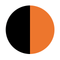 Reloj Negro-Banda Naranja