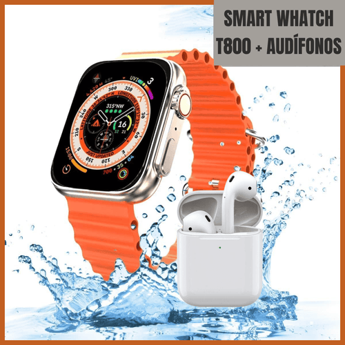 Smart Whatch T800 + Audífonos