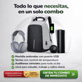 MALETA ANTIROBO + TERMO INTELIGENTE + GRATIS AUDIFONOS