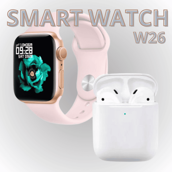 Smart Watch W26 Pro Max + Audifonos TWS 1