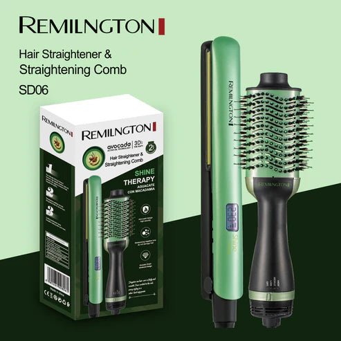 COMBO AGUACATE PLANCHA + CEPILLO SECADOR - Electicarshop