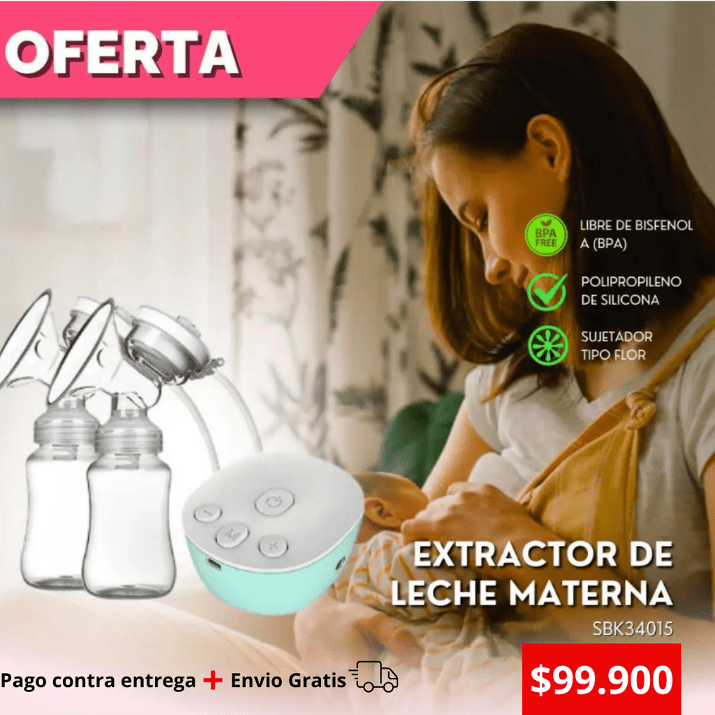 EXTRACTOR ELÉCTRICO DOBLE DE LECHE MATERNA - Electicarshop