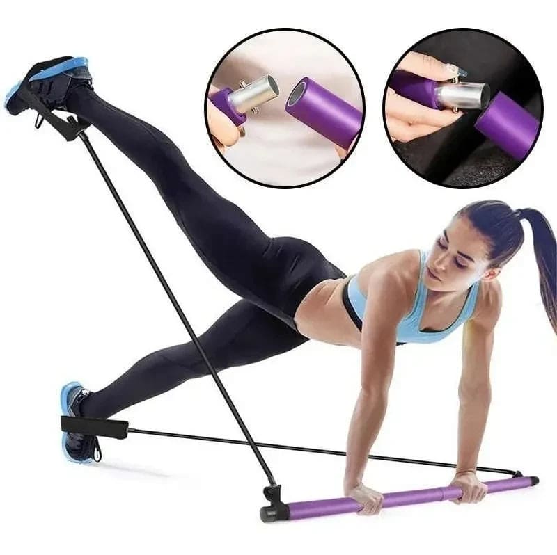 Kit Banda De Pilates + Barra - Electicarshop