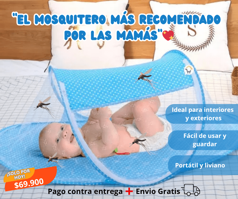 MOSQUITERO/TOLDILLO PARA BEBE PLEGABLE - Electicarshop