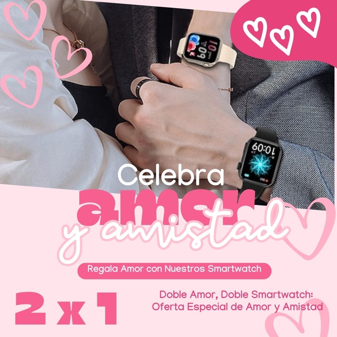 SMARTWATCH Y68 OFERTA DE AMOR Y AMISTAD 2X1 - Electicarshop